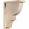 Ekena Millwork Ridgewood Smooth Corbel w/Backplate, Douglas Fir, 5 1/2"W x 14"D x 18"H COR06X14X18RID01SDF - alternate 1